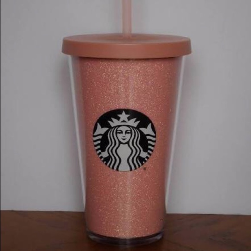 GLITTER PINK STARBUCKS CUP